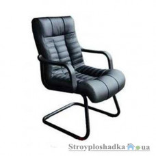 Кресло для руководителя Магнат Атлантик конференц, 51х97 см, пластик, к/з Неаполь, черный