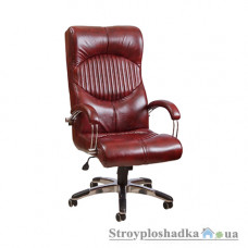 Кресло для руководителя Магнат Геркулес, 51х75х119-125 см, хром, к/з Неаполь, коричневый