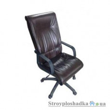 Кресло для руководителя Магнат Клиффорд, 51х119-125 см, пластик, к/з Неаполь, черный