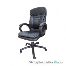 Кресло для руководителя Магнат Скай, 51х119-125 см, пластик, к/з Неаполь, черный