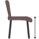 Крісла та стільці з фіксованою висотою