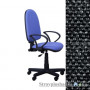 Офісне крісло AMF Сатурн FS/АМФ-4, 65х65х94-107 см, ефект гойдання спинки, ролики обгумовані, підлокітники пластикові, тканина-А-2 сіра