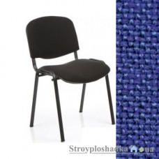 Офисный стул AMF Изо, 53.5х56х84 см, черный каркас, ткань-А-20 синяя