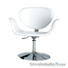 Офисное кресло Group SDM Студио, 69х45х40-55 см, на металлической крестовине, искусственная кожа, белый