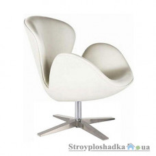 Офисное кресло Group SDM СВ, 65х77х88 см, металлическая крестовина, искусственная кожа, белый