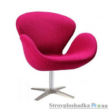 Офисное кресло Group SDM СВ, 65х77х88 см, металлическая крестовина, ткань, розовый