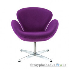 Офисное кресло Group SDM СВ, 65х77х88 см, металлическая крестовина, ткань, темно-фиолетовый