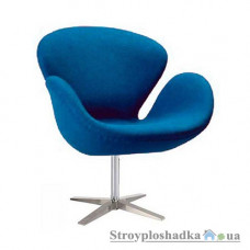 Офисное кресло Group SDM СВ, 65х77х88 см, металлическая крестовина, ткань, темно-синий