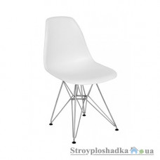 Офисный стул Group SDM Париж-Тауэр, 54х46.5х80.5 см, ножки металлические хромированные, пластик, белый