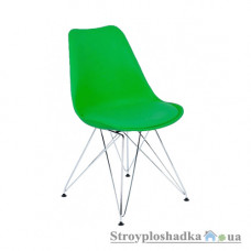 Офисный стул Group SDM Париж-Тауэр, 54х46.5х80.5 см, ножки металлические хромированные, пластик, зеленый