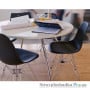 Офісний стілець Group SDM Тауер, 54х46.5х80.5 см, ніжки металеві хромовані, пластик, чорний