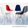 Офісний стілець Group SDM Тауер, 54х46.5х80.5 см, ніжки металеві хромовані, пластик, червоний