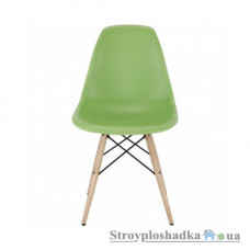 Офисный стул Group SDM Тауэр Вуд, 54х46.5х80.5 см, ножки деревянные, пластик, зеленый