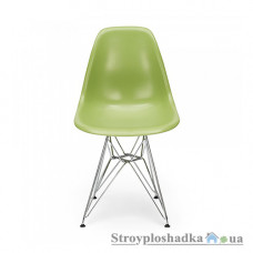 Офісний стілець Group SDM Тауер, 54х46.5х80.5 см, ніжки металеві хромовані, пластик, зелений
