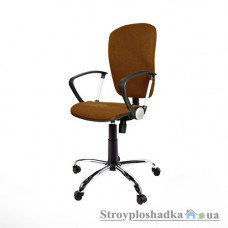 Офисное кресло Nowy Styl Focus GTP P ZT-18, 44.5х44х100-113 см, пластиковая база, ткань, коричневый