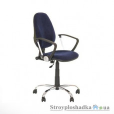 Офісне крісло Nowy Styl Focus GTP P ZT-7, 44.5х44х100-113 см, пластикова база, тканина, синій