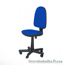 Офисное кресло Nowy Styl Komfort GTP С-14, 46.5х42х96.5-116 см, пластиковая крестовина, без подлокотников, ткань, синий