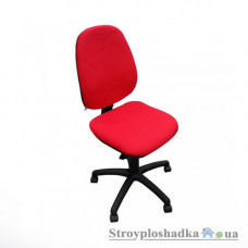 Офісне крісло Nowy Styl Komfort GTP С-16, 46.5х42х96.5-116 см, пластикова хрестовина, без підлокітників, тканина, червоний