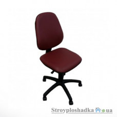 Офісне крісло Nowy Styl Komfort GTP С-29, 46.5х42х96.5-116 см, пластикова хрестовина, без підлокітників, тканина, бордовий