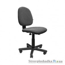 Офісне крісло Nowy Styl Komfort GTP С-38, 46.5х42х96.5-116 см, пластикова хрестовина, без підлокітників, тканина, сірий