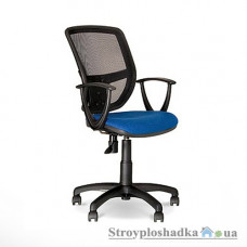 Офісне крісло Nowy Styl Betta GPT OH/16 C-14, 46х44х84-97 см, пластикова хрестовина, тканина, синій