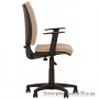Офисное кресло Nowy Styl Chinque GTP (Freestyle) ZT-11, 49х44.5х98-111 см, пластиковая крестовина, с регулируемыми подлокотниками, ткань, бежевый