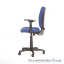 Офісне крісло Nowy Styl Chinque GTP (Freestyle) ZT-5, 49х44.5х98-111 см, пластикова хрестовина, з регульованими підлокітниками, тканина, синій
