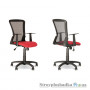Офісне крісло Nowy Styl Gamma GTP OH/5 ZT-25, 47х42х95-107 см, механізм гойдання, сітка/тканина, червоний