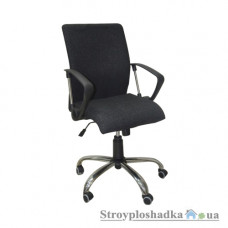 Офісне крісло Nowy Styl Neo New GTP Chrome ZT 25, 45х43.5х94-107 см, механізм годання, тканина, чорний