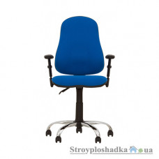 Офисное кресло Nowy Styl Offix GTP Chrome С-14, 48х45х99-112 см, механизм Freelock+, ткань, синий