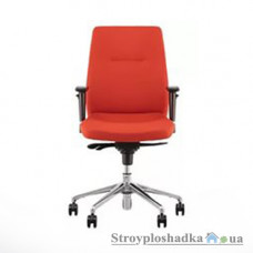 Офісне крісло Nowy Styl Orlando R UP CN-076, 50х47.5х100-113.5 см, синхромеханізм, шкірозамінник, червоний