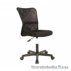 Офісне крісло Signal Q-121, 41х41х43-53 см, система газліфт, тканина мембранна, чорний