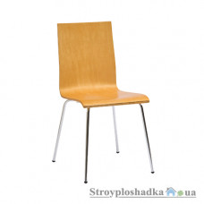 Офісний стілець Signal W-14 buk, 42х39х86 см, металеві ніжки, метал, дерево, бук