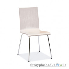 Офісний стілець Signal W-14 white, 42х39х86 см, металеві ніжки, метал, дерево, білий