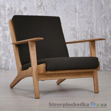 Крісло дизайнерське Lounge Chair К003, ясен, натуральний