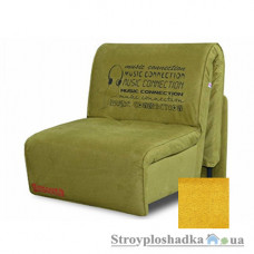 Крісло-ліжко Novelty Elegant, 80х201 см, тканина Софія ППУ, mustard