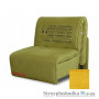 Кресло-кровать Novelty Elegant, 80х201 см, ткань София, ППУ, mustard