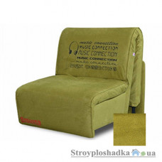Кресло-кровать Novelty Elegant, 80х201 см, ткань София, ППУ, olive