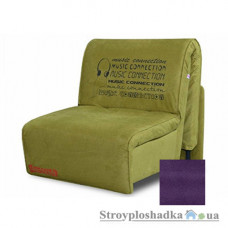 Крісло-ліжко Novelty Elegant, 80х201 см, тканина Софія ППУ, plum