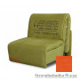 Кресло-кровать Novelty Elegant, 100х201 см, ткань София, ППУ, terracotta