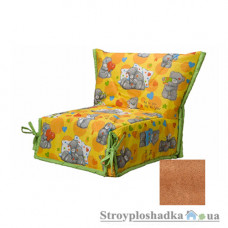 Кресло-кровать Novelty СМС, 100х200 см, ткань София, ППУ, brown