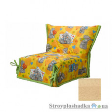 Крісло-ліжко Novelty СМС, 80х200 см, тканина Софія, ППУ, caramel
