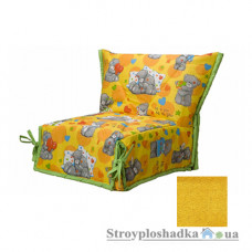 Кресло-кровать Novelty СМС, 100х200 см, ткань София, ППУ, mustard