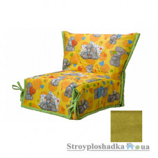 Кресло-кровать Novelty СМС, 100х200 см, ткань София, ППУ, olive