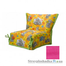 Кресло-кровать Novelty СМС, 100х200 см, ткань София, ППУ, rose