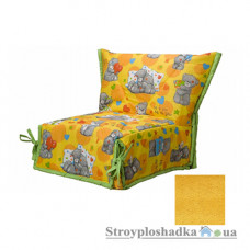 Кресло-кровать Novelty СМС, 100х200 см, ткань София, ППУ, sunshine