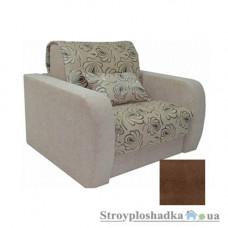 Кресло-кровать Novelty Соло, 80х201 см, ткань София, ППУ, chocolate