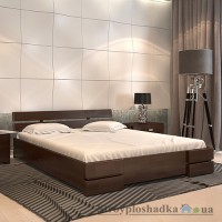 Кровать Arbor Drev Дали, 120х200 см, сосна, темный орех