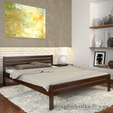 Ліжко Arbor Drev Роял, 120х190 см, бук, темний горіх