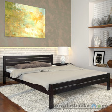 Ліжко Arbor Drev Роял, 140х190 см, бук, венге